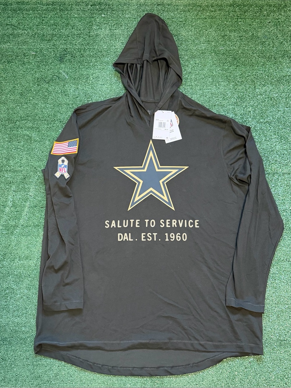 Dallas Cowboys Salute to Service Lightweight Hoodie Nike 2025 - MEN'S 2XL